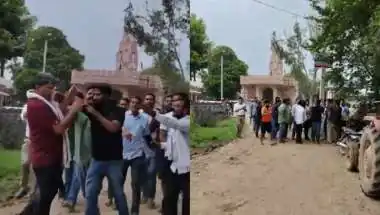 जर्जर स्कूल की हकीकत देखने पहुंची CJP टीम पर पथराव, हाथापाई कर गांव से भगाया