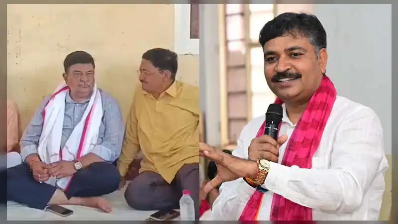 सफाई कर्मचारियों के मुद्दे पर धरने पर बैठे मंत्री संजय शर्मा, टीकाराम जूली का तंज- 'राजस्थान में अफसरशाही हावी