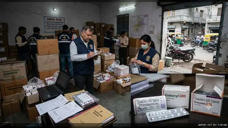 नशीली दवाओं के अवैध नेटवर्क का भंडाफोड़, ड्रग विभाग ने चित्रकूट में गोदाम सीज कर पकड़ी ₹1.40 लाख की खेप