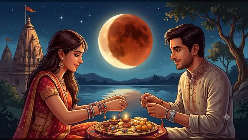 सावन पूर्णिमा पर लगेगा साल का अंतिम चंद्र ग्रहण, जानें सूतक काल और राखी बांधने पर क्या होगा असर