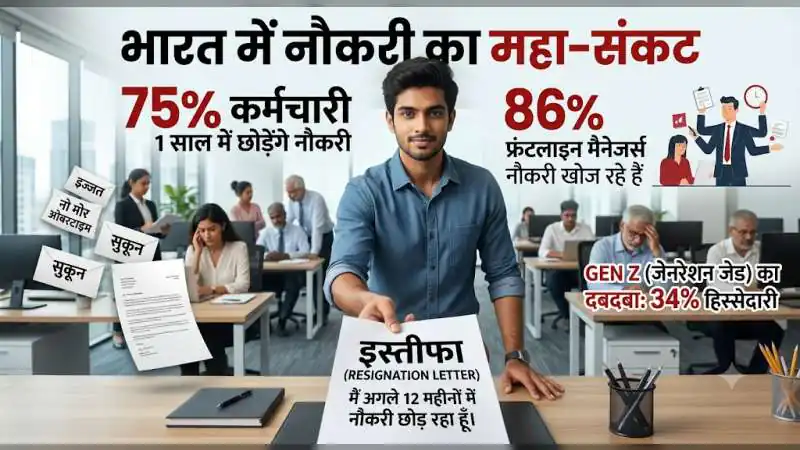 'अब बॉस को खुश करने के लिए एक्स्ट्रा काम नहीं!' Gen Z ने बदली कॉर्पोरेट की हवा, 86% मैनेजर्स भी नौकरी छोड़ने को तैयार