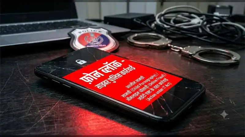 15,326 मोबाइल नंबर ब्लॉक, 100 डिवाइस जब्त! राजस्थान पुलिस की अब तक की सबसे बड़ी 'डिजिटल स्ट्राइक'
