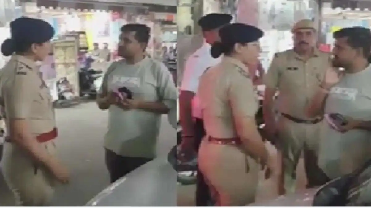 ट्रैफिक सीओ ने बीच सड़क वकील को जड़ा थप्पड़, आक्रोशित वकीलों ने 3 घंटे तक किया चक्काजाम