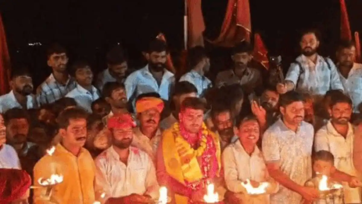 400 KM लंबी 'ओरण पदयात्रा' का तेमड़ेराय मंदिर में समापन, विधायक रविंद्र भाटी ने सरकार को दी चेतावनी
